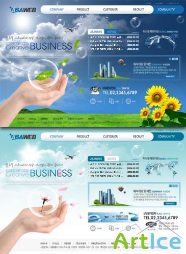 Web Templates - Nature Business Website