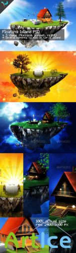 Floating Island - GraphicRiver