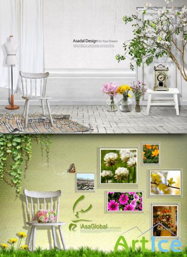 Sources - Flower Photo Decorations