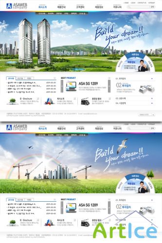 Business web templates - build your dream world