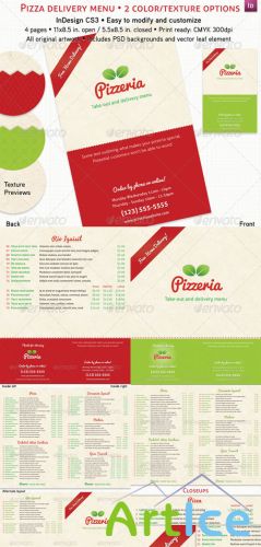 4 Page Pizzeria Menu