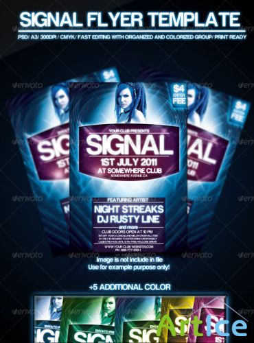 Signal flyer template