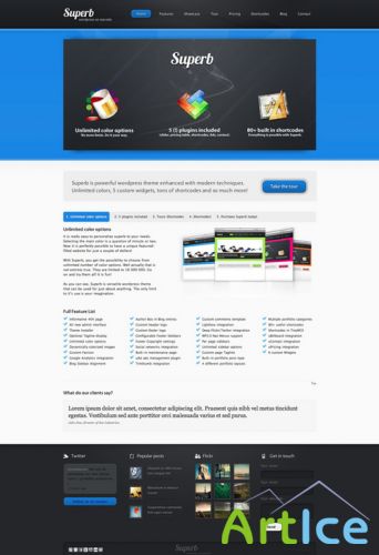 Superb v1.0.1 - Themeforest Powerful WordPress Theme