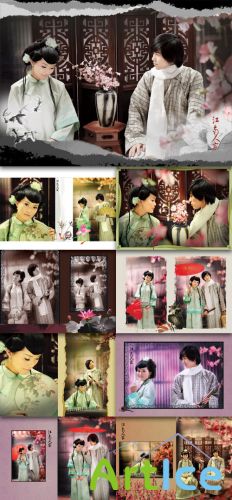 Photo Templates - Jiangnan people