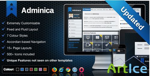 Adminica - ThemeForest Professional Admin Template