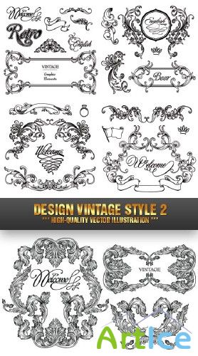 Stock Vector - Design Vintage Style 2 |     2