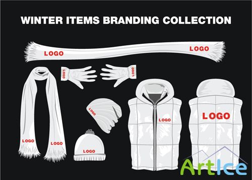 Winter Items Branding Collection