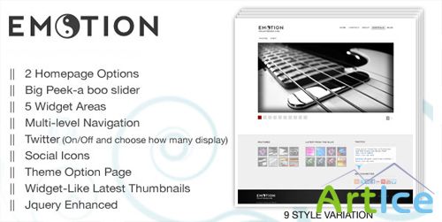 eMotion wordpress premium theme