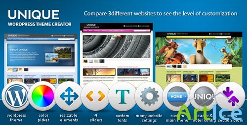 UNIQUE WordPress theme creator nulled