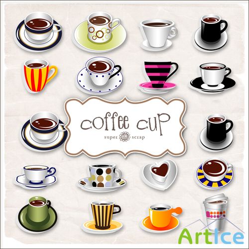 Scrap-kit - Coffee Cup