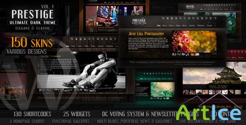 Prestige Ultimate Dark WordPress Premium Theme nulled