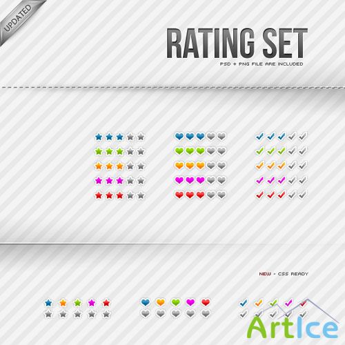 GraphicRiver - Rating / Karma sets