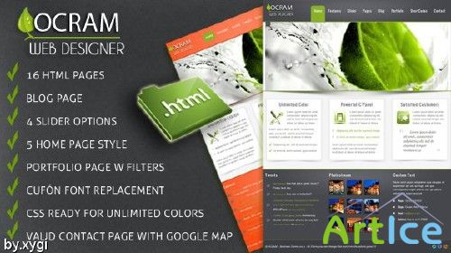 MojoThemes - Ocram  Business HTML Theme - RIP