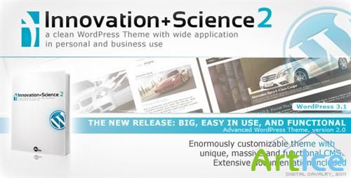 Innovation+Science 2 - Advanced WordPress Theme + HTML