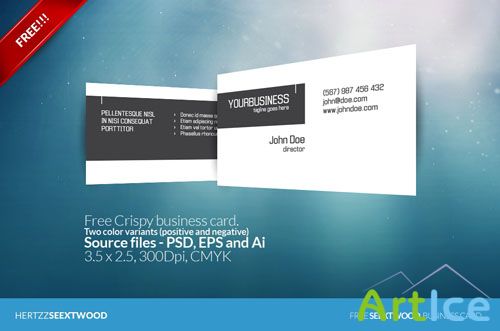 Crispy Business Card Template