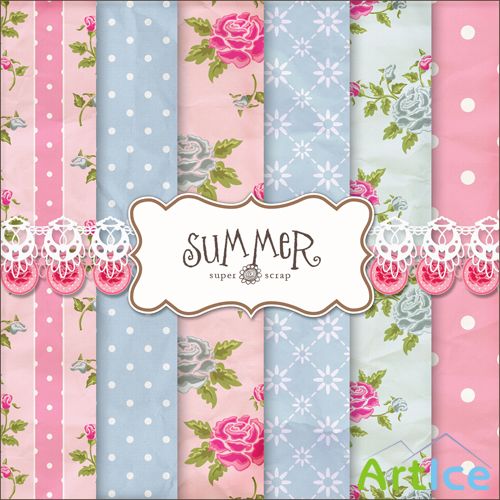 Scrap-set - Nice Summer