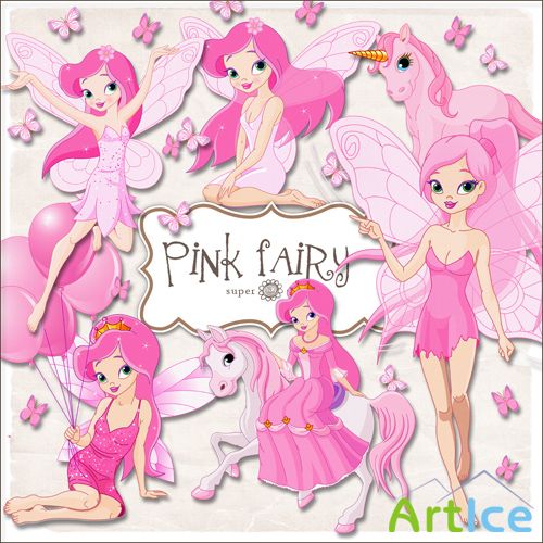 Scrap-kit - Fairy Pink