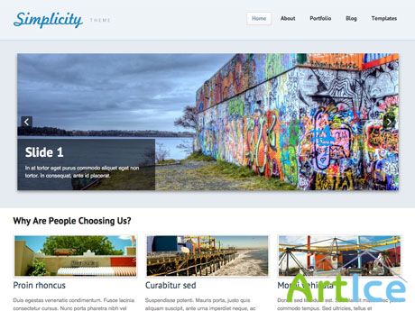 Woothemes Simplicity v1.4.2 for WordPress 3.x