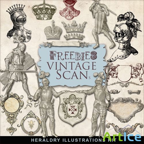 Scrap-kit - Heraldry Illustrations