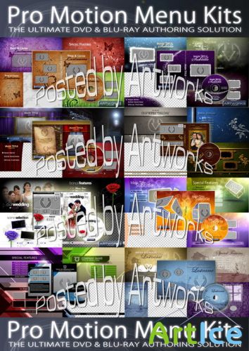 After Effects - Precomposed - Pro Motion Menu Kit 01 - 08 (Full)