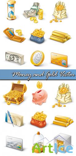 Money and Gold Vector