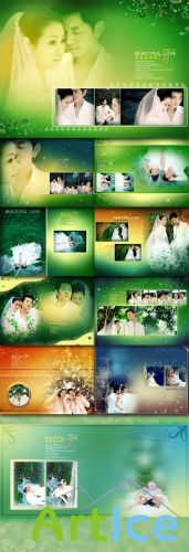 Wedding Photo Templates - The more love beautiful