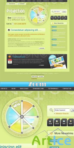 Web Site PSD Template