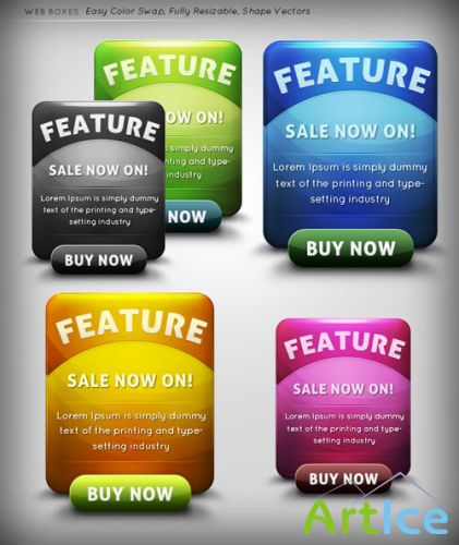 GraphicRiver - Web Boxes