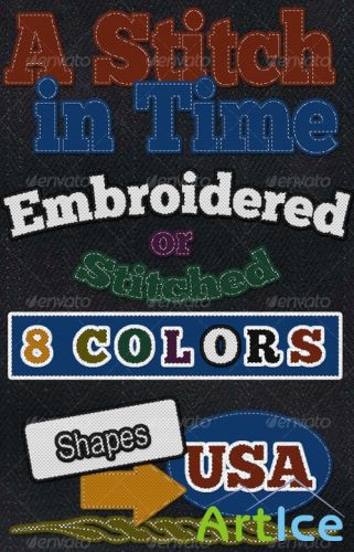 Stitches and Embroidery Layer Style - GraphicRiver