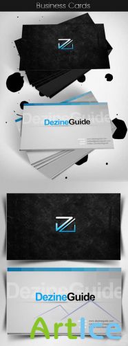 PSD Template - Modern Business Cards