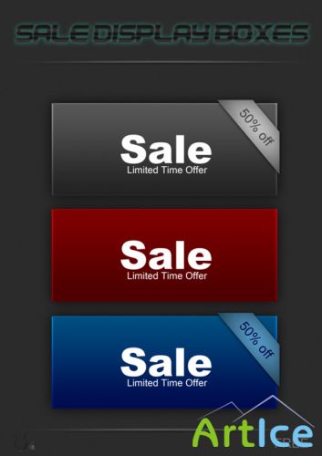 Sale Boxes PSD