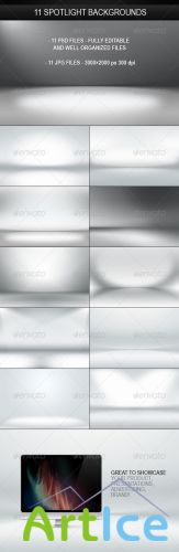 11 Spotlight Backgrounds - GraphicRiver