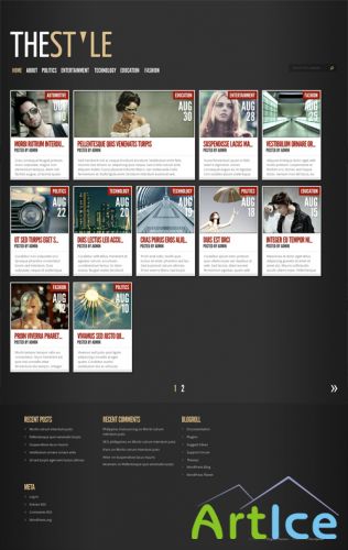 TheStyle v1.8 ElegantThemes WordPress Theme