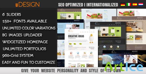 ThemeForest - U-Design Theme v1.1.2 for Wordpress v3.x