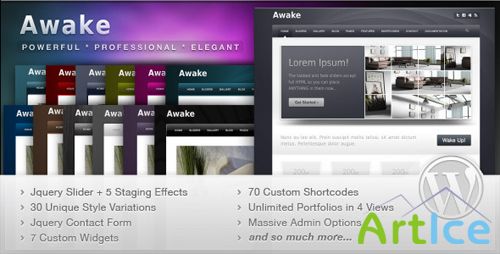 Awake 1.3 - ThemeForest Powerful Professional WordPress Theme