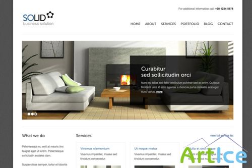 Solid Furniture Free WP Theme