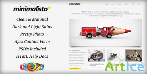 Themeforest Minimalisto Html Template RIP