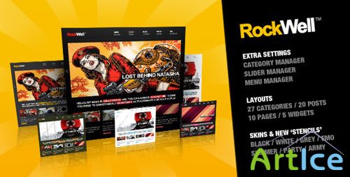 ThemeForest - Rockwell - Portfolio & Blog Theme v1.3 for Wordpress v3.x