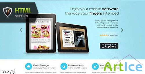 ThemeForest - MobilityApp - iPad, iPhone or Android app theme (All Colors) - RiP