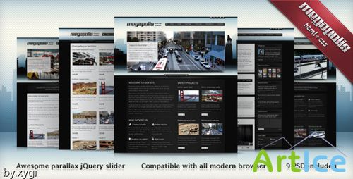 ThemeForest - Megapolis HTML - RiP