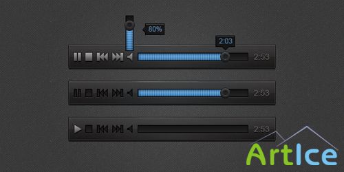 Audio Player PSD Sources