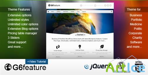 ThemeForest -G6 Feature - WordPress Business & Portfolio Theme