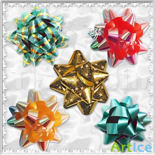 PSD Clipart - Holiday Bows