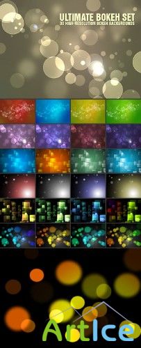 MediaLoot - Ultimate Bokeh Set: 30 High-Resolution Bokeh Backgrounds