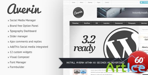 ThemeForest - Averin - Premium Magazine Theme v1.0 for Wordpress 3.x