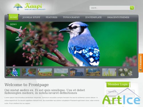 ZT Kaupi ZooTemplate Premium Joomla 1.5&1.6 Template