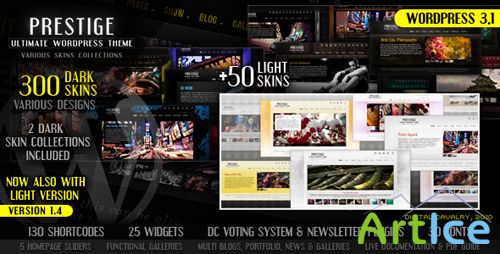 ThemeForest - Prestige  Ultimate WordPress Theme v 1.4