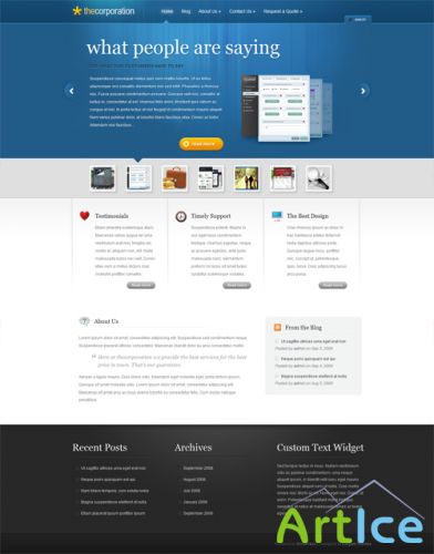 The Corporation v2.4 ElegantThemes WordPress Theme