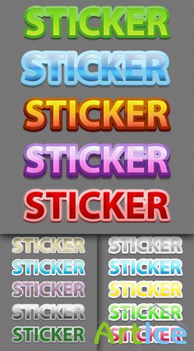 Sticker styles