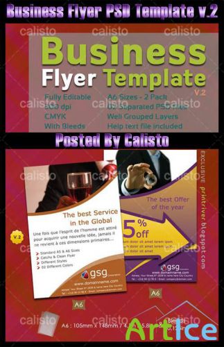 PSD Template - Business flyers v.2